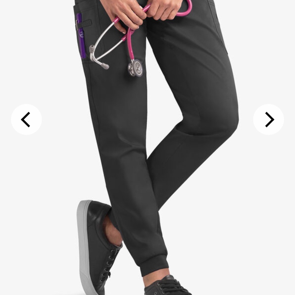 Black Jogger Scrub Pants